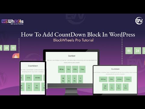 How To Add CountDown Block In WordPress | BlockWheels Pro Tutorial | Gutenberg #BlockWheels