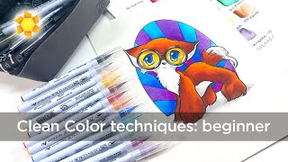 Zig Clean Color Real Brush: beginner (+ new manga fox printable)