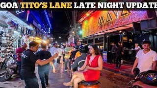 Titos Lane Late Night | Situation Update | Goa | Baga Nightlife | Goa At Night | Titos Lane At Night