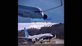 A320 VS B737 | #aviation #comparison #airbus #boeing #a320 #b737 #winner #trend #edit #short #mita
