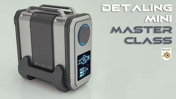 How To Detail Your Hard Surface Models - Blender tutorial.