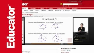 Geometry: Exploring Congruent Triangles