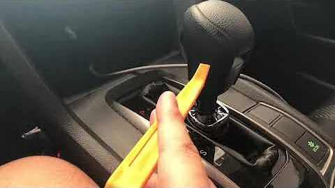 How to Remove a 10th Gen Honda Civic automatic Gear Shift Knob