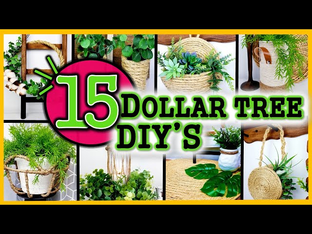 HIGH END DOLLAR TREE DIY Room Decor Ideas USING ROPE 