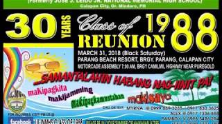 JJLJNMHS OMNHS Batch88 Section IV-1 30 years REUNION
