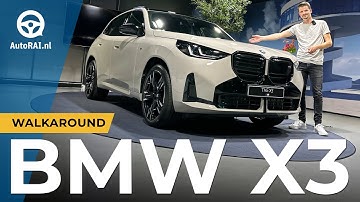Nieuwe BMW X3 (2024) komt NIET als EV! Benzine- & dieselpower - WALKAROUND - AutoRAI TV