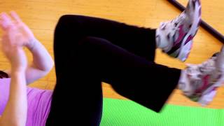 Lying Down Bicycle Exercise to Lose Belly Fat : Kickboxing & Exercises