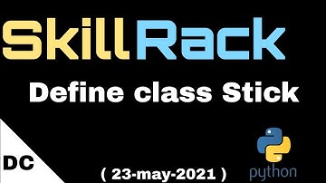 Define class Stick | skillrack daily challenge