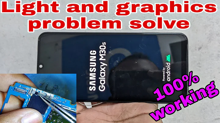 Samsung M30s Light and graphics problem solution