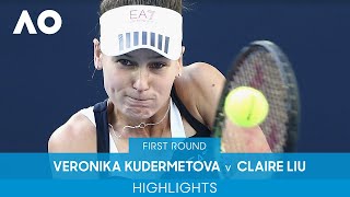 Veronika Kudermetova V Claire Liu Highlights 1R Australian Open 2022