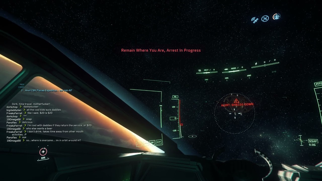 Star Citizen Alpha 3.17.2 Getting Arrested Gameplay