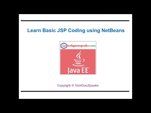 Advanced_Java_01 - Learn Basic JSP Coding in 5 Minutes using NetBeans IDE