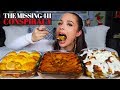 BREAKFAST CASSEROLE MUKBANG (Cinnamon Roll French Toast, Blueberry Pancake, Cheesy Egg & Biscuit)