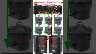 Ahuja Tza4000 Dpm Amp Price150 Watt 2top 50 Watt 6 Horn Connection