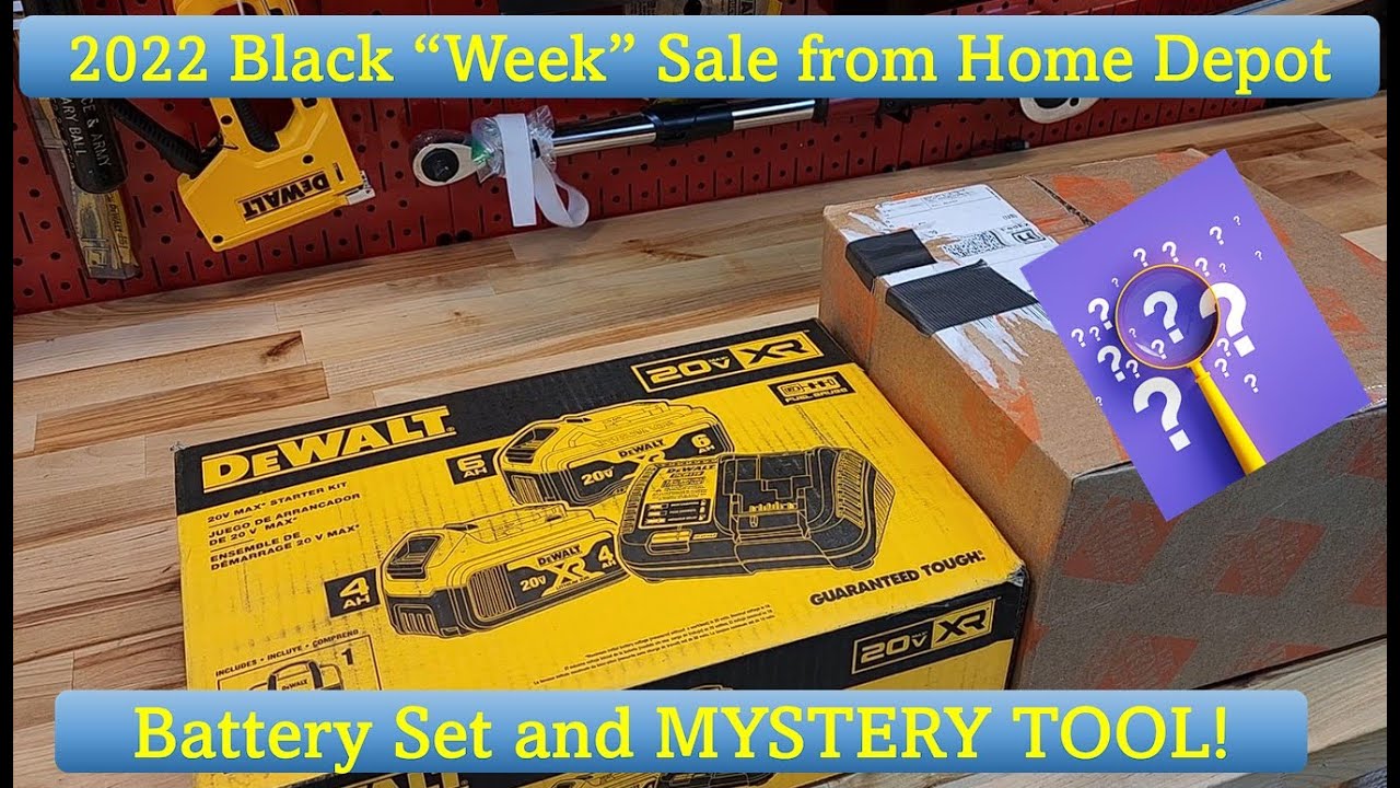 DeWalt Black Friday Week Sale 2022! Battery Set with FREE MYSTERY TOOL