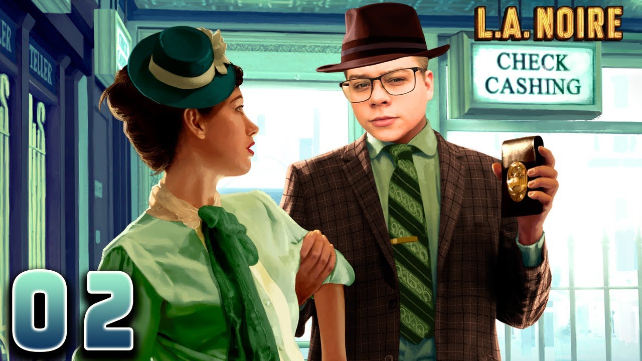 TESTREE GRA W L.A. NOIRE EP02 - W BIAŁY DZIEŃ - YouTube