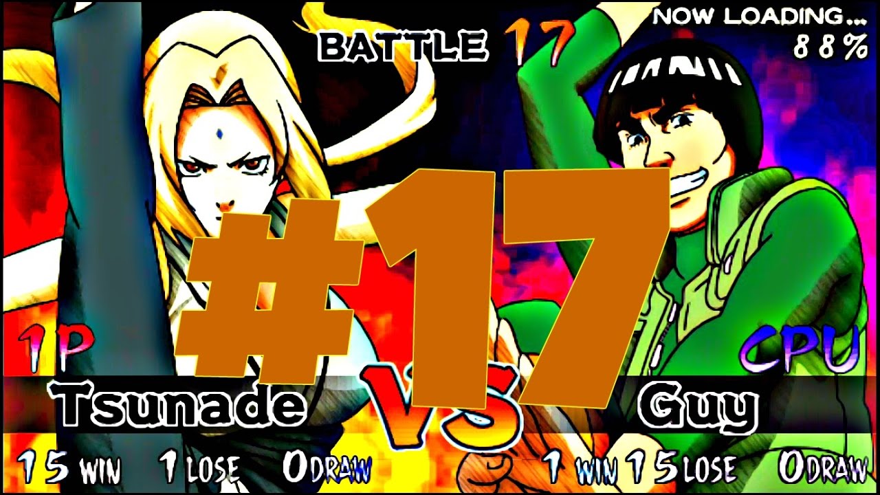 Naruto: Ultimate Ninja Heroes 2: The Phantom Fortress Vs Mode Gameplays