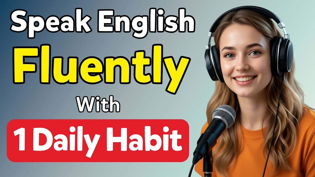 The Secret to Speaking Fluent English (No Teacher, No Partner, No Classes) | English Podcast