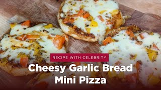 No Oven Garlic Bread Pizza Recipe With Pm Modi How To Make Garlic Bread Pizza