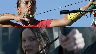 Khatuna Lorig e o treinamento de Tiro com o arco - Jogos Vorazes screenshot 3