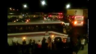 Tarpon Springs High School Outdoor Performance Ensemble arriving home as CHAMPIONS!