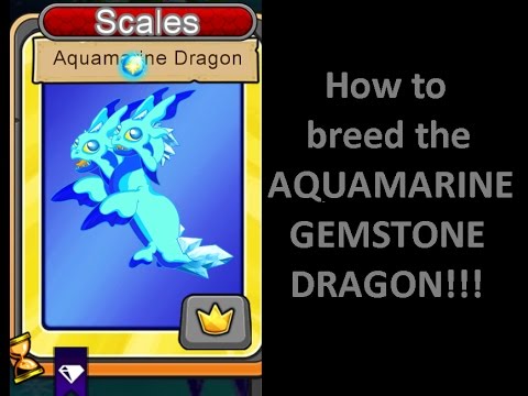 How to breed an Aquamarine Gemstone dragon in DragonVale