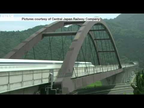 BBC News   Testing resumes for Japanese Maglev train