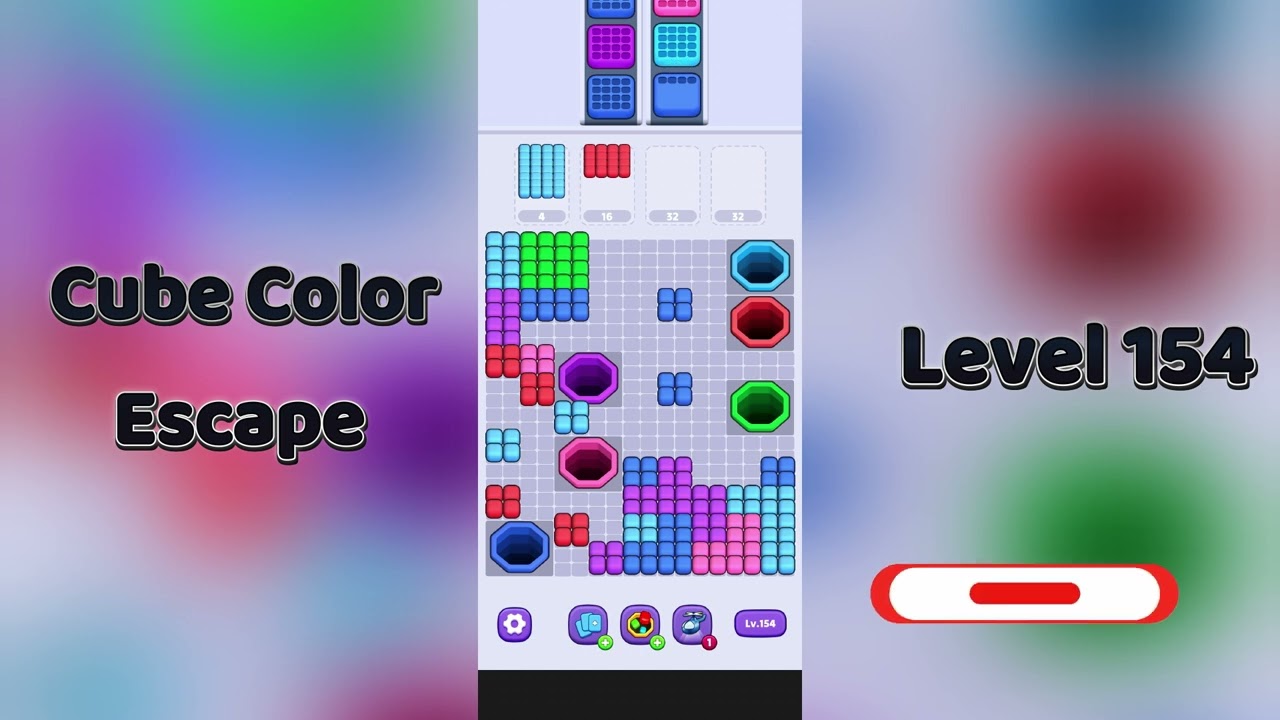 🧩 Cube Color Escape Level 154 Walkthrough | Step-by-Step Guide 🎮 | Go Answer
