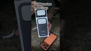 Case Apple TechWoven iPhone 17 pro preta #smartphone #tech #iphonecase #phonecase #apple #17pro