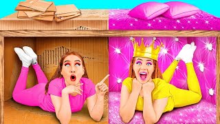 Habitaciones Secretas Bajo la Cama | Rico vs Pobre Momentos Divertidos por 4Teen Challenge