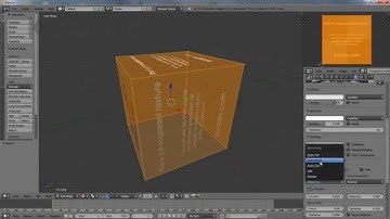 Game Settings transparency in Blender