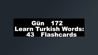 Learn Turkish Words: 43 Flashcards screenshot 3