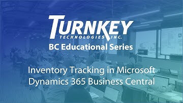 Inventory Tracking in Microsoft Dynamics 365 Business Central (BC Educational Series)
