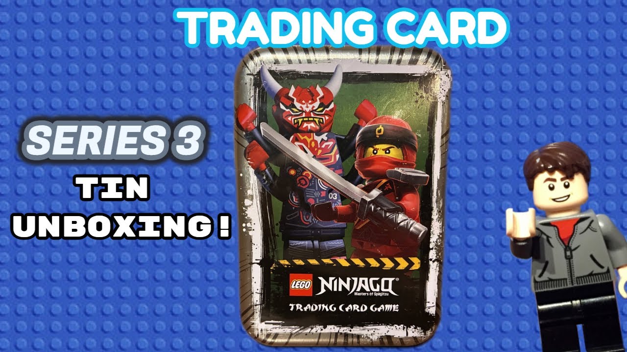 Распаковка коллекционной карточки Lego Ninjago серии 3