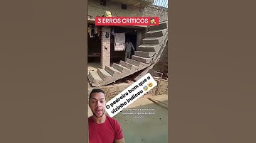 OS 3 PIORES ERROS EM UMA ESCADA I Dica de construção
