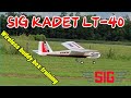 SIG KADET LT-40 flight in display of wireless buddy box training