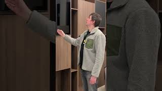 Стеллаж из EGGER + система Tip-On #мебельотпроизводителя #мебельназаказ #мебельмосква