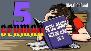 Metal School - 5 GERMAN ’80s Metal Bands With Only ONE Album