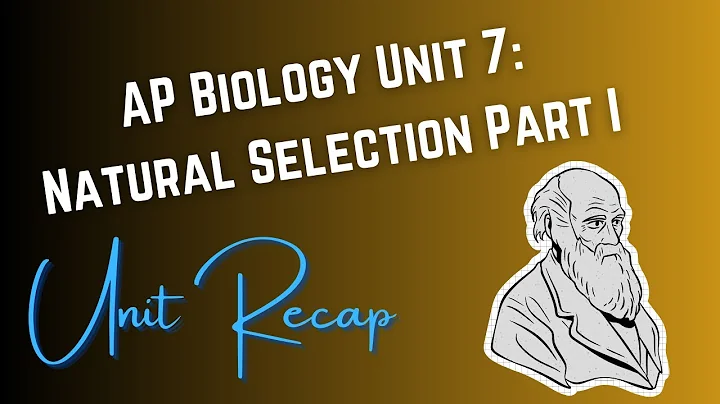 (2019 curriculum) Unit 7: Natural Selection AP Biology RECAP (Part I)