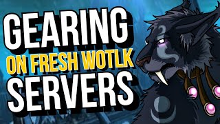 Gearing your FRESH Feral Druid in the WOTLK Pre Patch!