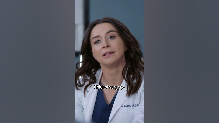 "Chief of surgery." - Grey's anatomy (Season 19 Episode 08) #greysanatomy