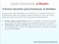 Como Enamorar A Un Hombre