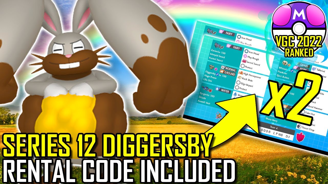 SERIES 12 DIGGERSBY TEAM x2 | VGC 2022 | Pokémon Sword & Shield - Pokésports