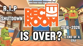 PLAYING REC ROOM BEFORE THEY CLOSE DOWN!