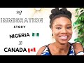 RELOCATING FROM NIGERIA TO CANADA