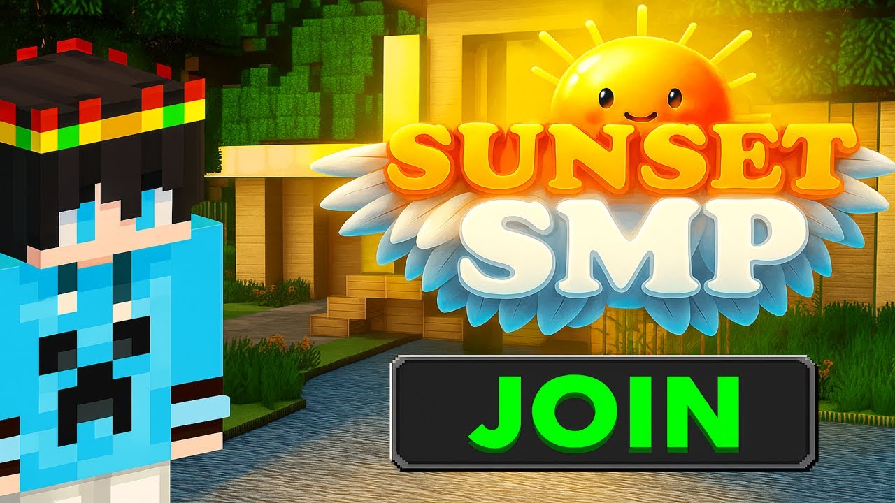 🔥 I Launched My OWN Minecraft SMP – Welcome to SUNSET SMP! 🌅 - YouTube
