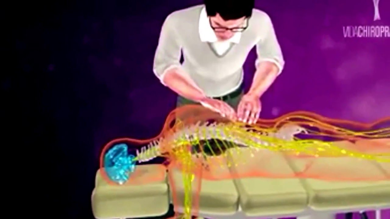 massage therapy reflexology Chiropractic explanation without words