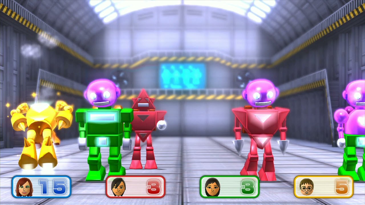 Wii Party U - Battle Of The Minigames - Poison Ivy Vs Akira Vs Xixi Vs Skip Gameplay