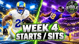Must Start and Sit Players in Week 4!! Fantasy Football 2026!!