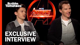 Benedict Cumberbatch Can't Say Bedazzled - Cast of 'Avengers: Infinity War' Interview